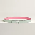 H Infini belt buckle & Reversible leather strap 24 mm